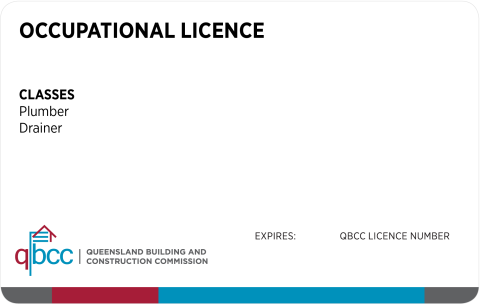 Occupational licence card design